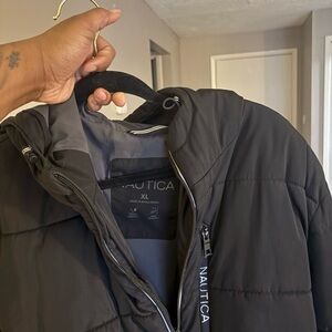 Nautica Men's Dark Puffer Jacket